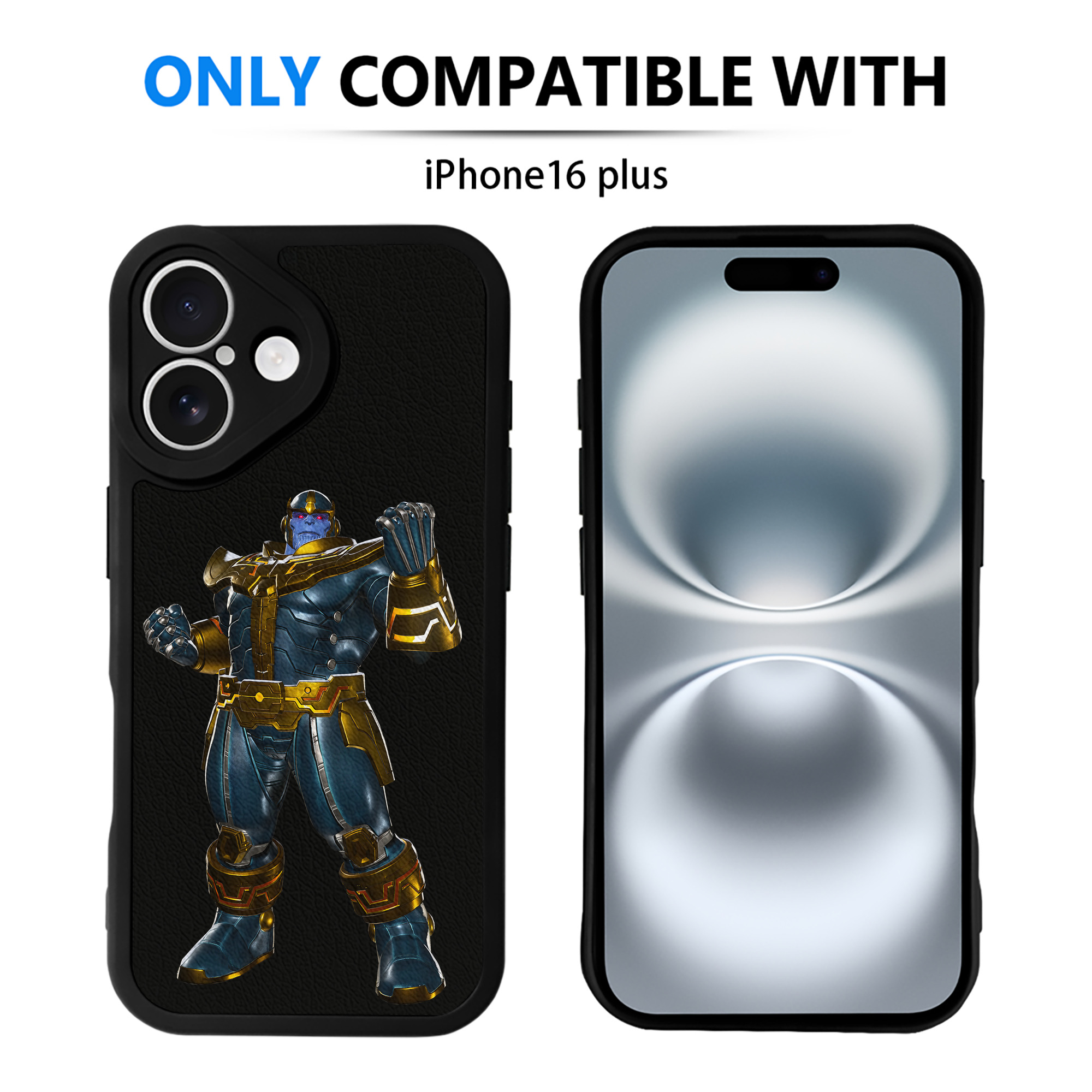 （画像用） アベンジャーズ The Avengers 【iPhone 16シリーズ対応】シリコンスマホケース（レザー調） 材質：シリコン